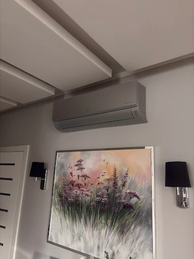 Realizacja klimatyzacji w Warszawie, Klimatyzacja w salonie